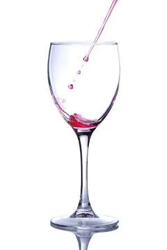 Pouring wine Stock Photos