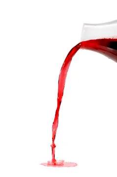 Pouring wine. Stock Photos