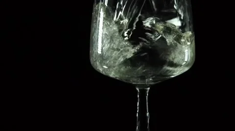 Pouring wine in slow motion Stock Footage 55369646