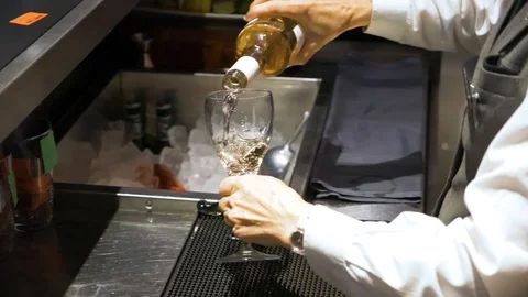 Pouring Wine in Slow Motion Stock Footage 108497998