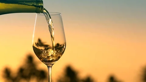 Pouring wine slow motion Vídeo Stock 118978835