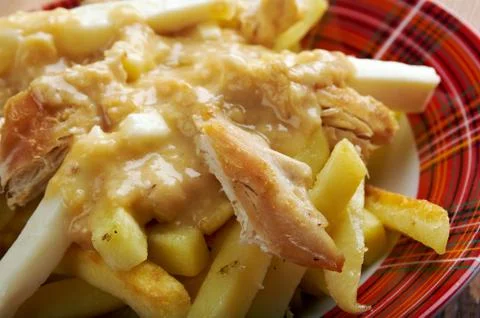 Poutine Foto stock