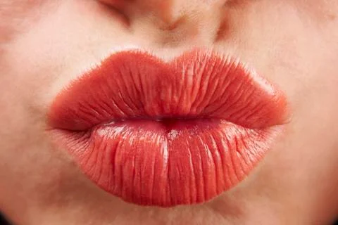 Pouting lips Stock Photos
