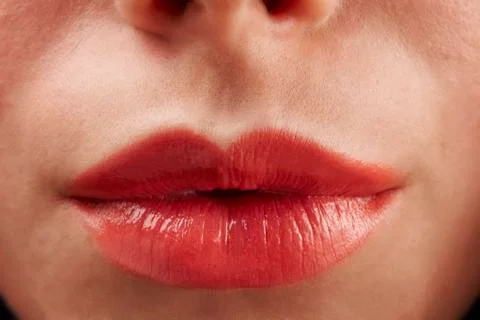 Pouting lips Stock Photos