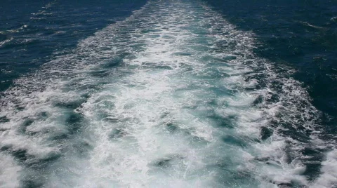 POV back of ship Stock-Footage 842858