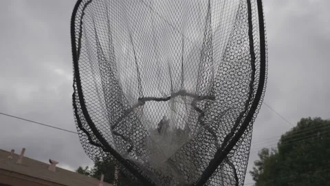 POV being captured by a net Stock Footage 163768217