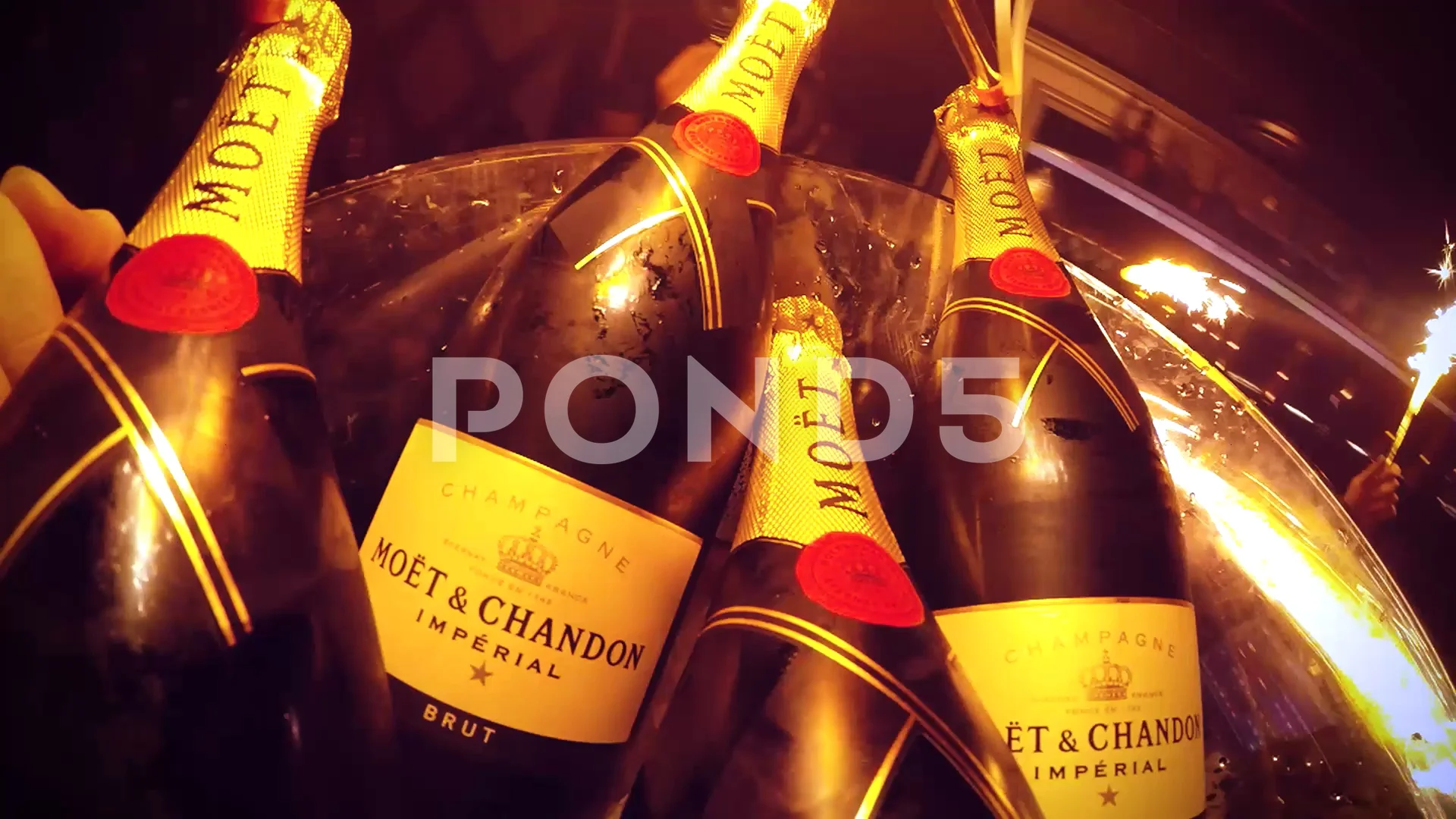 POV Bottle Service in a Nightclub | Stock Video | Pond5