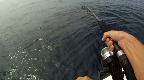 P.O.V. Break off and Reeling Stock Footage 7902596
