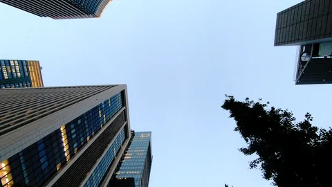 POV of Buildings Stock Footage 114103880