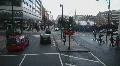 POV from BUS Fast driving on streets of London at day HD Footage