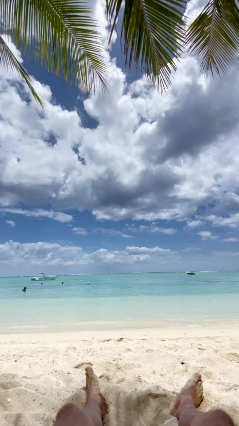 POV camera vertical video of relaxing ma... | Stock Video | Pond5