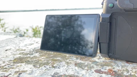 POV: Capturing timelapse footage with the camera Stock Footage 248419908