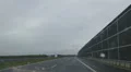 POV of car driver, driving in rain. Bad weather conditions, wet windscreen HD Footage