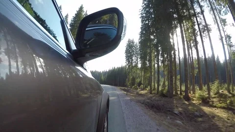 POV - car driving Stock Footage