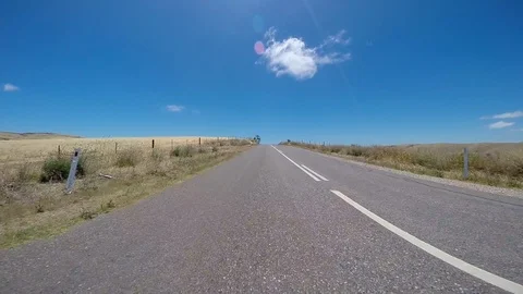 Pov car hyperlapse drive to the beach Stock Footage 119742163