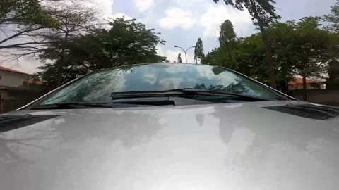 POV Car on Streets Video stock 182564683