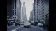 Pov Of Cars Driving In Manhattan New York City 1960S Vintage Film Historic Movie Stock Footage