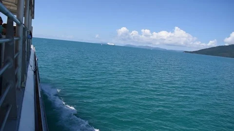 POV from a charter boat Stock Footage 104889097