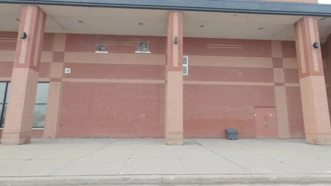 POV Closed retail stores during COVID 19 coronavirus pandemic lockdown Vidéo 146457985