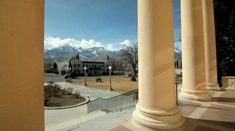POV COUNTY COURTHOUSE Video stock 10790099