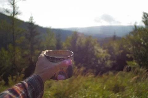 Pov cup Stock Photos