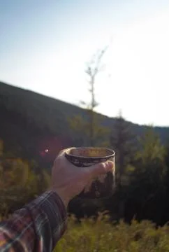 Pov cup Stock Photos