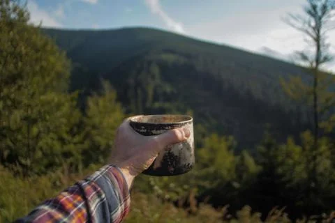 Pov cup Stock Photos