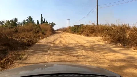 POV Dirt road Video stock 228698933