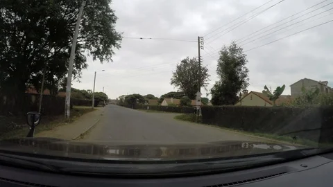 POV Driving in African suburbs Video stock 106914379