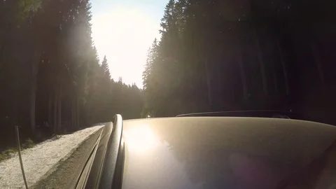 POV - Driving away Stock Footage 74118653