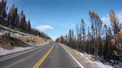 POV Of Driving Car Stock Footage 71945043