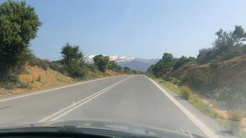POV driving in Crete Stock Footage 201930001