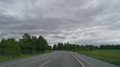 POV driving on the highway Video stock 158175502