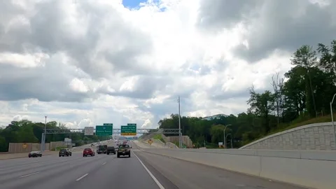 POV driving on interstate 75 south Stock Footage 142908768