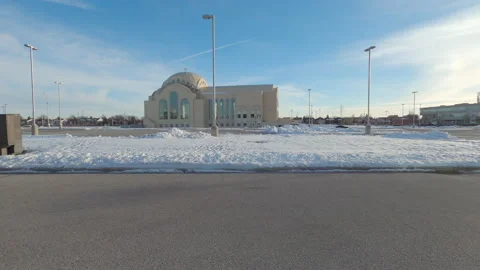 POV driving plate side view suburban areas near Toronto Canada Video stock 146353034