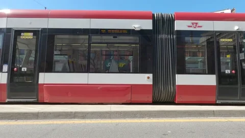 POV driving plate side view downtown Toronto city streets Stock-Footage 150802867