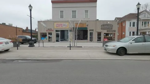 POV driving plate side view suburban city area landscape Video stock 151128952