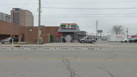 POV driving plate side view suburban city area landscape Vidéo 151128985
