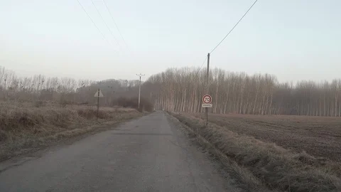 POV driving through the Val de Loire, France. Stock Footage 99849410