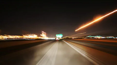 POV driving time lapse Video stock 562972