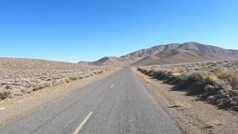 POV Driving a Van Through Death Valley, clip 3 Stock Footage 199685535
