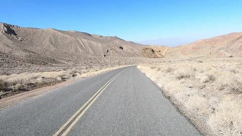 POV Driving a Van Through Death Valley, clip 8 Stock Footage 199696750