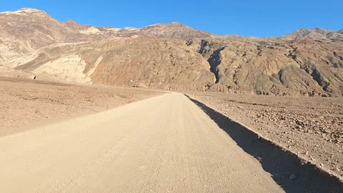 POV Driving a Van Through Death Valley, clip 17 Stock Footage 199752104