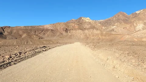 POV Driving a Van Through Death Valley, clip 19 Stock Footage 199755791