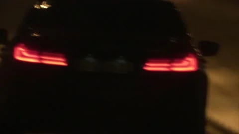 POV of Drunk or sleepy driver Stock Footage 156596656