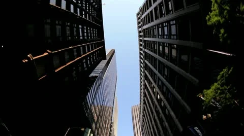 P.O.V. Elevated View Driving Downtown Chicago, USA Stock Footage 12009375