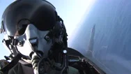 Pov Fighter Pilot Stock Footage