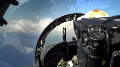 Fighter Jet Cockpit Stock Video Footage | Royalty Free Fighter Jet
