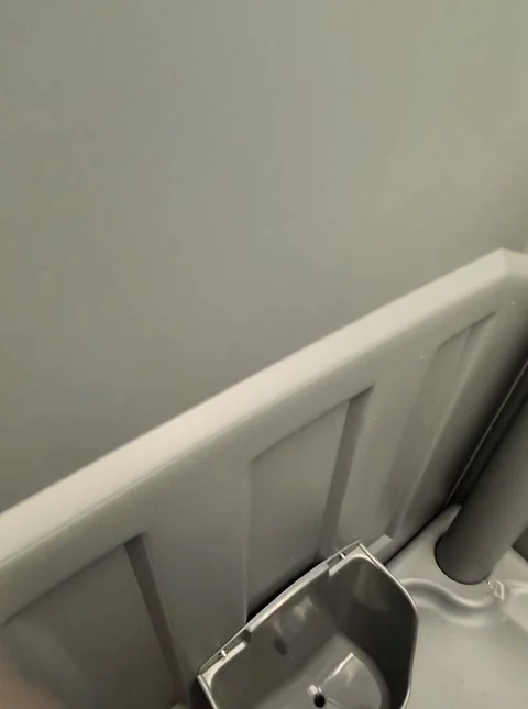 POV Going Inside A Porta Potty Stock Footage 311032109