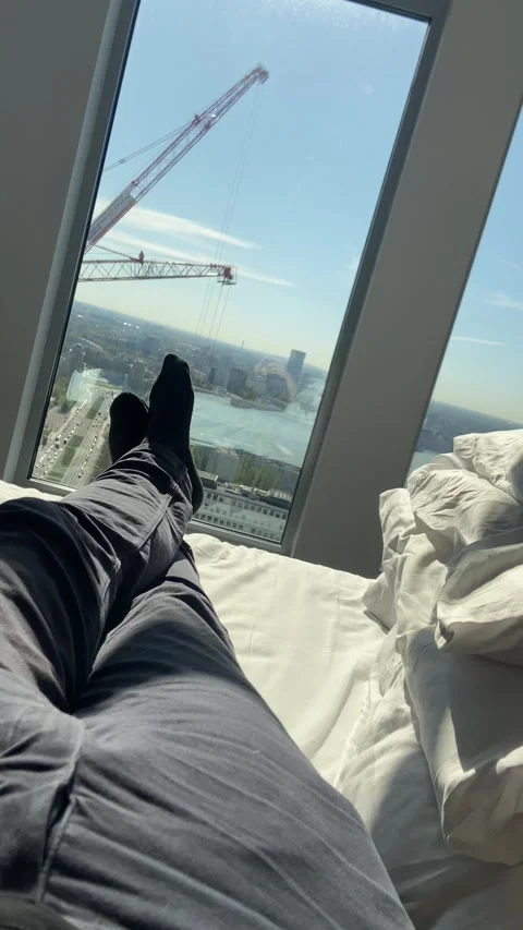 POV Hotel Suite View Alexanderplatz Panorama Berlin Apr 22 2026 Stock Footage 336280916